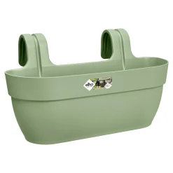 Balconière Vibia Campana easy hanger large Vert pistache ELHO - Balcon fleuri en 1 minute
