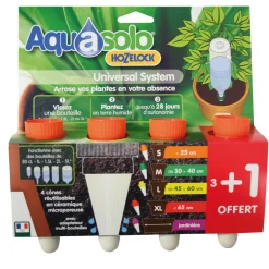 4 Cônes d’arrosage Aquasolo S HOZELOCK - Vos plantes arrosées seules
