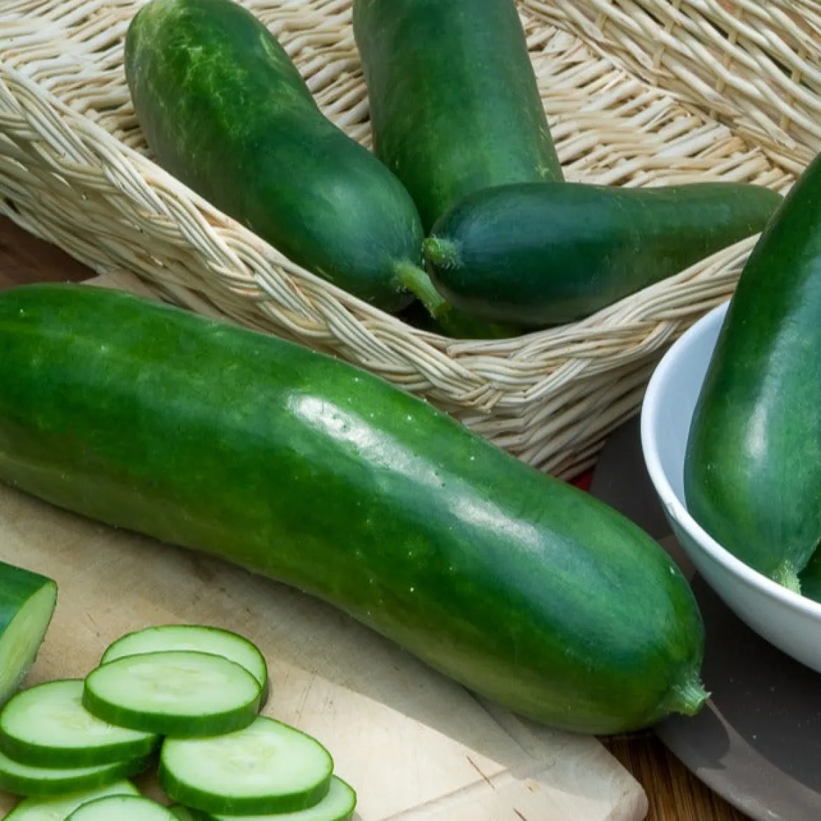 Concombre Vert long maraîcher - Croquant et frais tout l'été