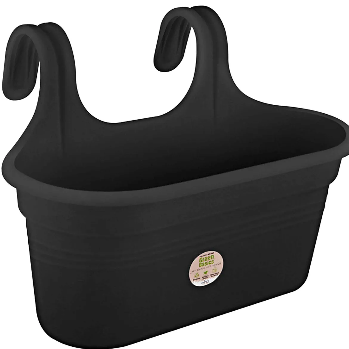 Elho Balconnière Easy hanger living noir - Un balcon fleuri en 2 min