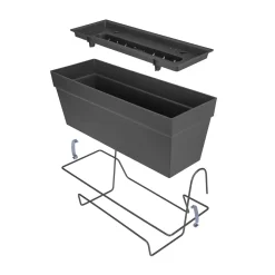 Elho Balconnière Loft urban anthracite - Un balcon fleuri en 5 min