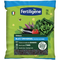 Engrais bleu universel FERTILIGENE - Des plantes plus belles vite
