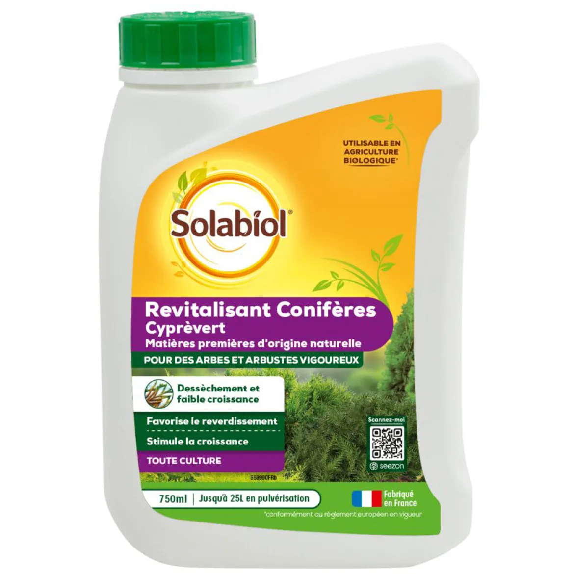 Engrais cyprès vert revitalisant conifères SOLABIOL - Un feuillage vert et dense