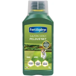 Engrais gazon liquide 3 en 1 FERTILIGENE - Gazon vert en 7 jours