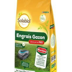 Engrais gazon professionnel SOLABIOL - Pelouse verte en un geste