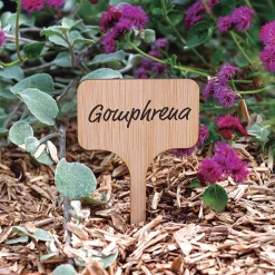 Etiquette à planter en bambou - Un potager toujours bien rangé