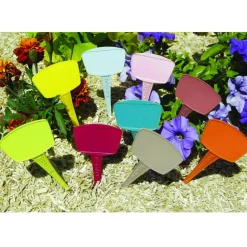 16 Etiquettes à planter mix couleurs pastels - Un potager clair en 1 geste