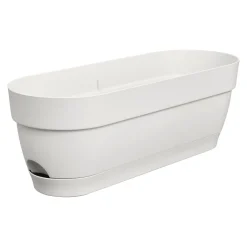 Jardinière vibia campana blanc ELHO - Le balcon fleuri en 5 min