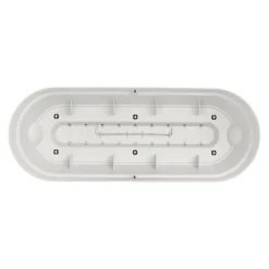 Jardinière vibia campana blanc ELHO - Le balcon fleuri en 5 min