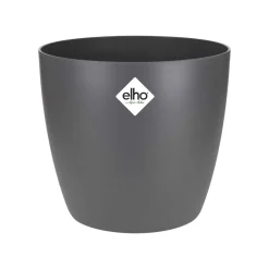 Plantes d'intérieur tropicales et ses cache-pots gris ELHO - Idéales pour illuminer vos intérieurs