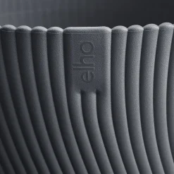 Pot d'extérieur Sereh round anthracite ELHO - Déco terrasse en 1 minute