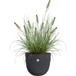 Pot d'extérieur Sereh round anthracite ELHO - Déco terrasse en 1 minute