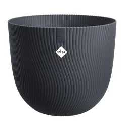 Pot d'extérieur Sereh round anthracite ELHO - Déco terrasse en 1 minute