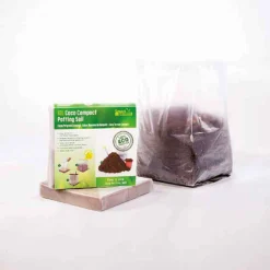 Terreau déshydraté pour jardinière et bacs - De l'eau, un terreau prêt