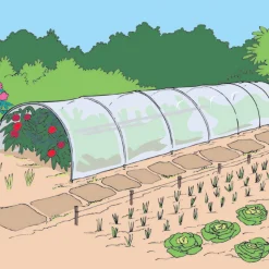 Tunnel Accordéon pré-assemblé - Vos légumes protégés vite